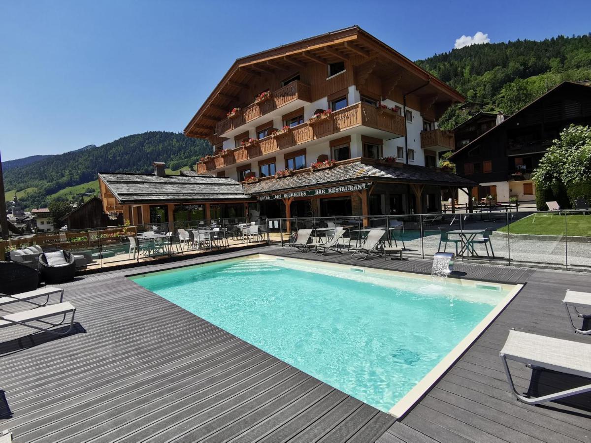 Hotel-Chalet Les Ecureuils Restaurant, Piscine, Garage Le Grand-Bornand Eksteriør bilde