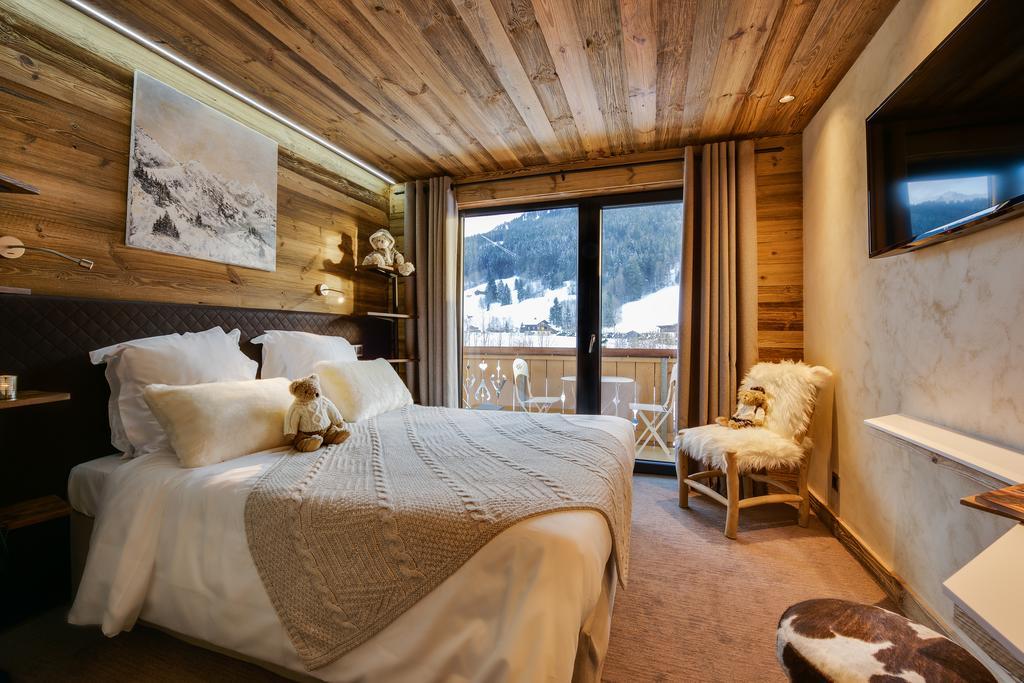 Hotel-Chalet Les Ecureuils Restaurant, Piscine, Garage Le Grand-Bornand Eksteriør bilde